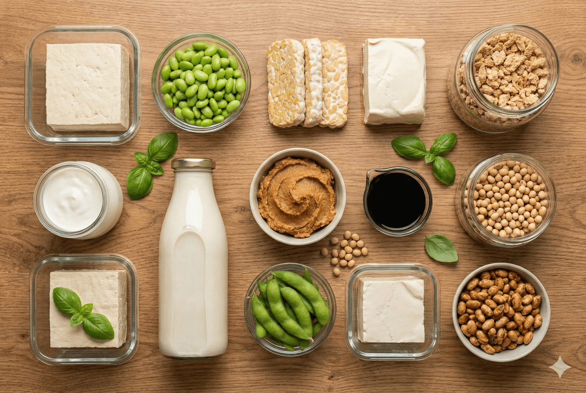 Fresh Soy Milk and Tofu